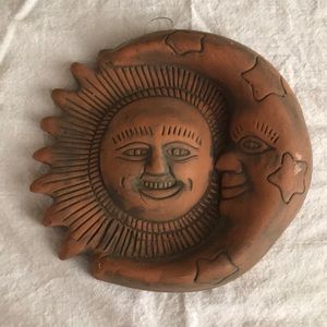 Ceramic moon and sun